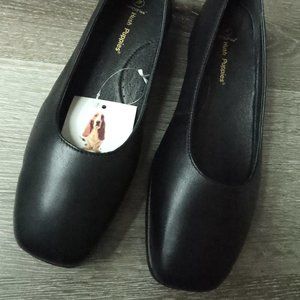 Flight attendant cabin LEATHER shoes